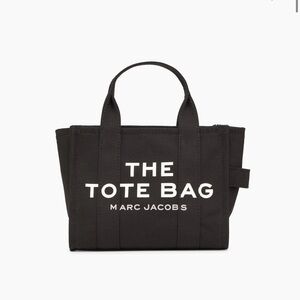 Marc Jacobs Black Canvas Tote Bag